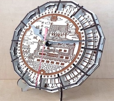 パズル時計(姫路市マンホール)