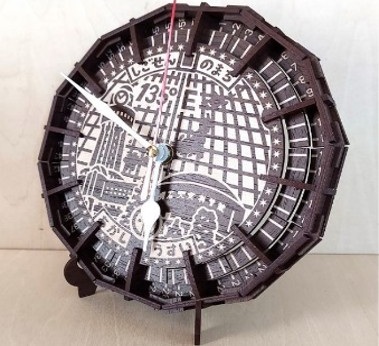 パズル時計(明石市マンホール)