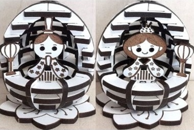パズル:雛人形(女雛+男雛)