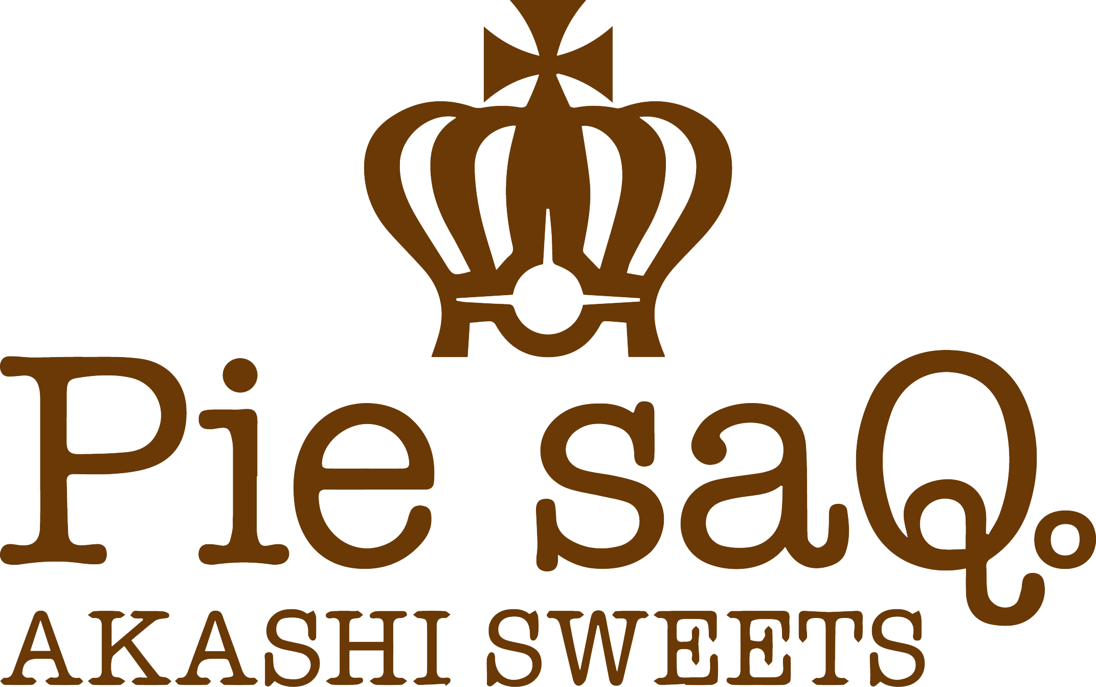 AKASHI SWEETS PiesaQ。ロゴ