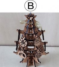 クリスマスツリー（据置タイプ)B:ナチュラル(薄茶色)