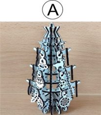 クリスマスツリー（壁掛タイプ）A:スーパーホワイト