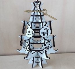 パズル：クリスマスツリー（据置タイプ）の商品画像