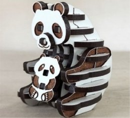 パズル動物（パンダ）の商品画像