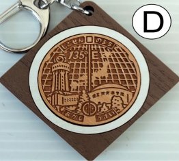 キーホルダー(明石市マンホール)D