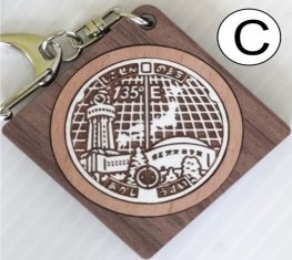 キーホルダー(明石市マンホール)C