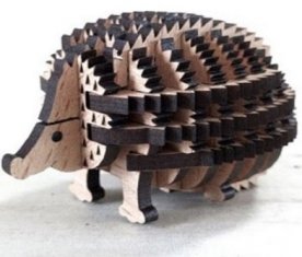 パズル動物（ハリネズミ）
