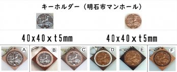 キーホルダー(明石市マンホール)組み合わせ