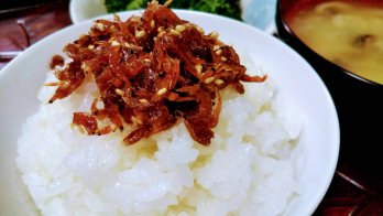 小えび煮とごはん