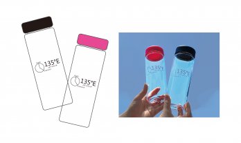 135°Eクリアボトルの商品写真