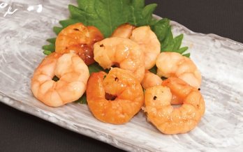 海老の味噌漬　焼き魚