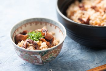 明石だこのタコ飯の調理例